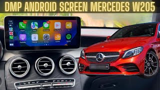 DMP ANDROID SCREEN for 2014 MercedesBenz CClass  Full Installation C300 C63 GLC C350 W205 [upl. by Yard83]