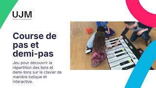 Course de pas et demipas  Jeu musical éducatif UJM [upl. by Miguela]