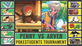 PENNY vs ARVEN  Pokémon Students Tournament Battle 6 [upl. by Arrad]