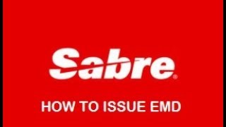 Sabre TrainingEMD issuence [upl. by Shirline866]