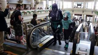 Star Wars Celebration 2017 Mandalorian Death March part 1 [upl. by Airpal]