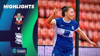 Birmingham Stay on Top  Southampton v Birmingham City Highlights  Barclays Womens Championship [upl. by Minta]