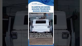 Kronologi Mobil Maung Prabowo Masuk Bengkel seusai 1 Minggu Pemakaian Pemilik Bengkel Buka Suara [upl. by Hairahs]