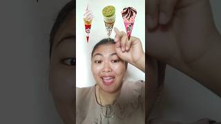 mukbang eskrimasmr mukbang eskrim corneto mixue [upl. by Ynots]