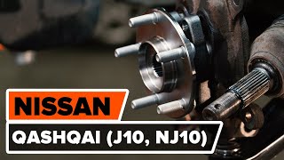 Hoe een vooraan wiellager vervangen op een NISSAN QASHQAI J10 NJ10 HANDLEIDING AUTODOC [upl. by Ofelia]