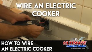 How to wire an electric cooker [upl. by Pratt201]