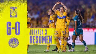 📹 El Resumen Femenil  Tigres 6  0 Mazatlán Femenil  Jornada 3  Apertura 2023 [upl. by Cynthia230]