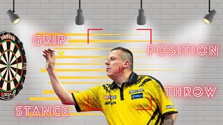 DAVE CHISNALL darts THROW analysis [upl. by Ahsikrats]