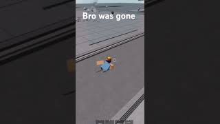 Bro was gone💀 shorts roblox [upl. by Weinhardt352]