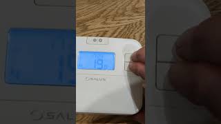 turn salus thermostat on and off the easy way [upl. by Roswell]