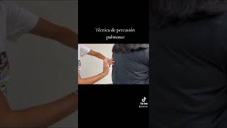 Técnica de percusión pulmonar [upl. by Trinee]