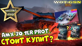 AMX 30 1er Prototype  ЧЕСТНЫЙ ОБЗОР ВСЁ ЧТО НУЖНО ЗНАТЬ о АМХ 30 Прот в wot Blitz 2023  WOTGSN [upl. by Declan]