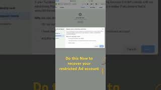 FIX YOUR AD ACCOUNT ISSUES AND REMOVE RESTRICTIONS WITH THIS SIMPLE METHOD adaccountdisabled [upl. by Whitehurst804]