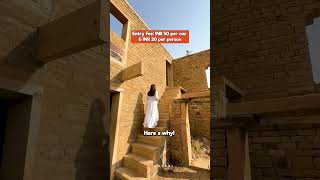 Indias Most Haunted Village  Kuldhara Village zostel shorts kuldhara jaisalmer [upl. by Jepum]