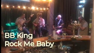 BB King  Rock Me Baby  blues jam in The Hat bar Moscow 27082024 [upl. by Eldoria477]