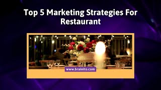 Restaurant Marketing Strategies [upl. by Selby]