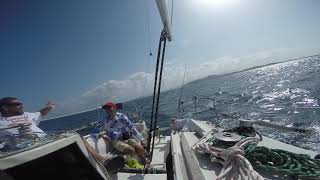 Fun Sailing From the Deck 1 of 3 Caribbean Sea Puerto Rico USA [upl. by Hezekiah]