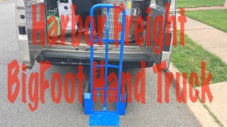 Harbor Freight BigFoot Hand Truck by Haul Master Model 62900 [upl. by Maidie]