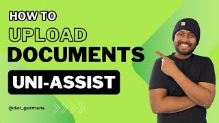 UniAssist Application Part 2  How to Upload Document [upl. by Sophie1]