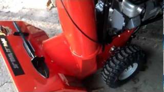 2012 Ariens Platinum 24 Snowblower [upl. by Ellenhoj]