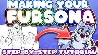 MAKE YOUR FURSONA 5 Steps  No art skill required ✅ The Bottle Ep65 [upl. by Ainesey]