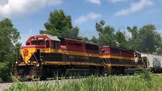 KCS LL60 passes through Garyville LA [upl. by Asilak]