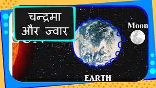 Science  Universe  How Tides Occur  Hindi [upl. by Cherilynn360]