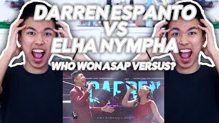 ASAP VERSUS Darren Espanto VS Elha Nympha Battle Of The Voice REACT [upl. by Waldos]