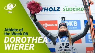 Athlete of the Week 06 Dorothea Wierer [upl. by Christiano616]