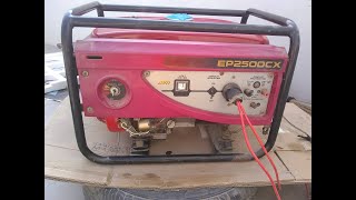 Honda GENERATOR EP2500 STARTING PROBLEM [upl. by Eenor]