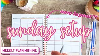 functional planning  weekly plan with me  sunday setup 💜 [upl. by Cooper663]