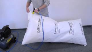 Stausäcke Befüllung  Filling Dunnage Bags [upl. by Erdna]