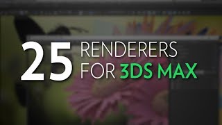 25 Renderers in 3DS MAX [upl. by Ardnuahs]