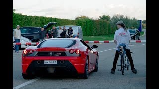 Rocket Bicycle World Record ǀ 333 kmh 207 mph ǀ Rider François Gissy [upl. by Barnum448]