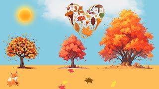 🎶 Les Couleurs de lAutomne  Chanson pour Enfants 🍂🍁 [upl. by Malo]