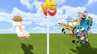 LUFFY GEAR 5 VS CARRTOON NETWORK PIBBY MINECRAFT [upl. by Gnouhk]