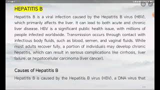 Hepatitis B  Causes amp Risk Factor  Pathophysiology  Sign and Symptoms  Diagnosis  Management [upl. by Pavlish455]