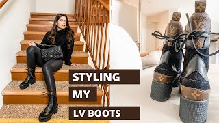 Styling my Louis Vuitton Laureate Desert Boots for Fall and Winter I MOD SHOTS [upl. by Althea908]