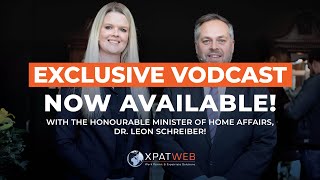 NOW AVAILABLE Exclusive Vodcast with the Honourable Minister of Home Affairs Dr Leon Schreiber [upl. by Eanehs]