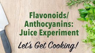 FlavonoidsAnthocyanins Juice Experiment [upl. by Animas]