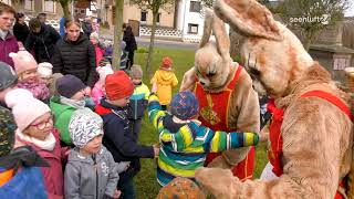 NewsSpot Besuch vom Osterhasen in Elsterwerda [upl. by Ginnifer]