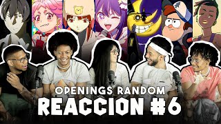 Reaccionando a Openings RANDOM  PARTE 6 [upl. by Isma]