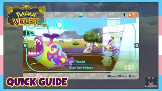 Where To Catch Bruxish In The Indigo Disk Pokemon Scarlet amp Violet  Location Quick Guide [upl. by Akino]