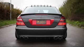 W211 exhaust sound 270cdi [upl. by Leviram]