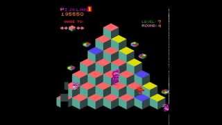 Arcade Game Qbert 1982 Gottlieb [upl. by Telfer]