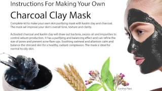 Charcoal Clay Mask Kit  Making Cosmetics DIY Tutorial [upl. by Larson596]