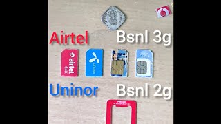 Reviewing the OLD SIM CARS of INDIA  UNINOR  EXCEL  nallahumai simcards bsnl airtel [upl. by Lindsay684]