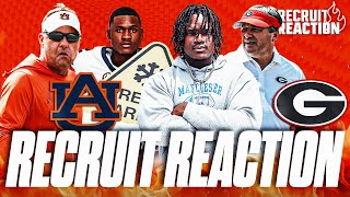 Recruits INSTANT Reaction CFB Week 6 Recruits  UGA vs Auburn  Ohio State Nebraska Oregon [upl. by Smiga]