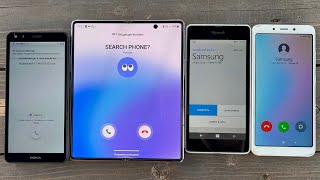 Group Call Android vs Microsoft  Nokia C01 Plus Windows Phone Redmi 6ASamsung Galaxy ZFold 3 [upl. by Anidene]