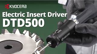 Electric Insert Driver DTD500 replaces milling inserts quickly with an accurate tightening torque [upl. by Releehw]